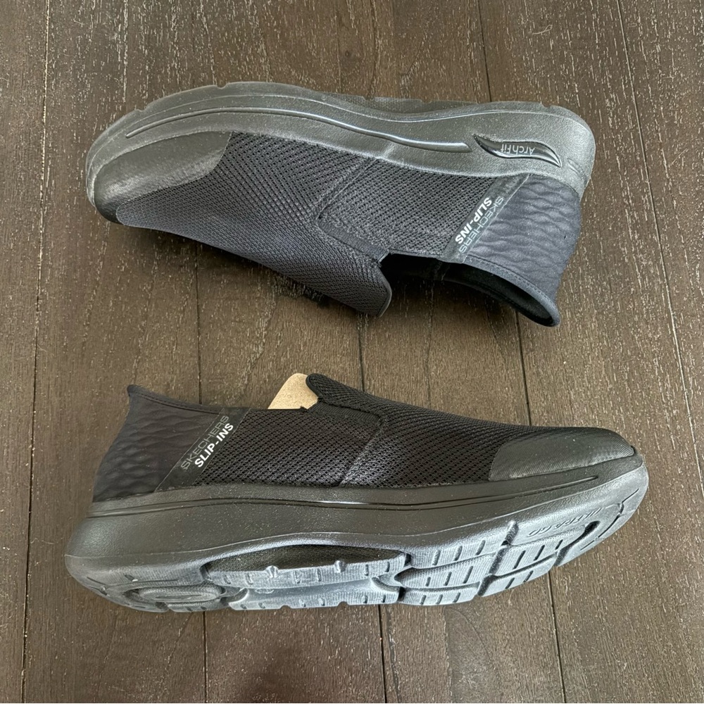 Skechers Men's Go Walk Arch Fit 2.0 Black Comfort‎ Walking Size 11.5 Extra Wide